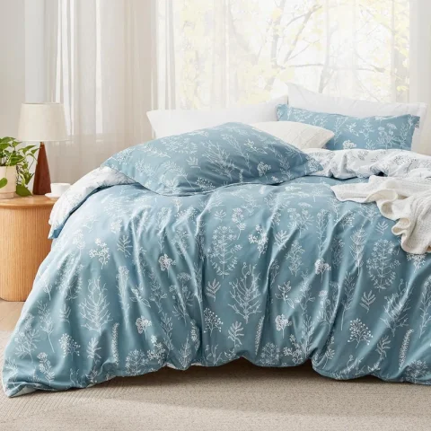 Buy Bedsure Reversible Floral Comforter Set (89GSM) Online
