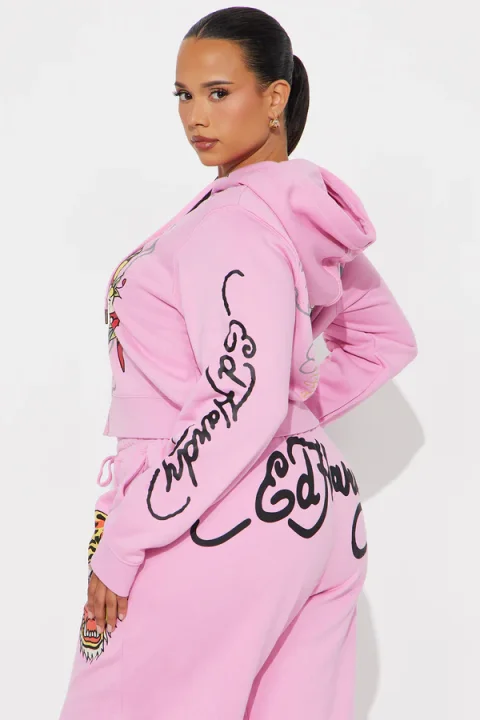 Ed Hardy Tiger Roar Zip-Up Hoodie | Men's Lightweight Gym Performance Jacket