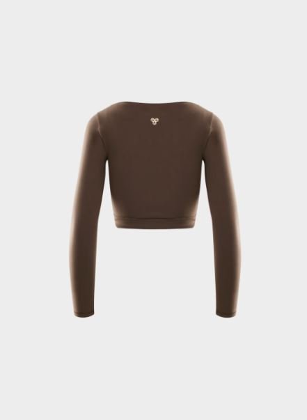 Buy Golden Butter Focal Wrap Blouse | Flattering Longsleeve