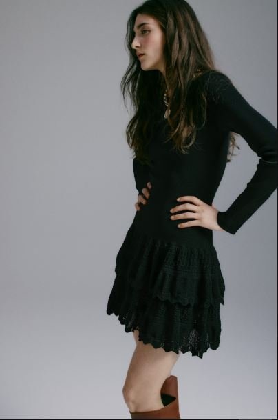 Buy H&M Ladies' Dress with Tiered Skirt - Feminine Style