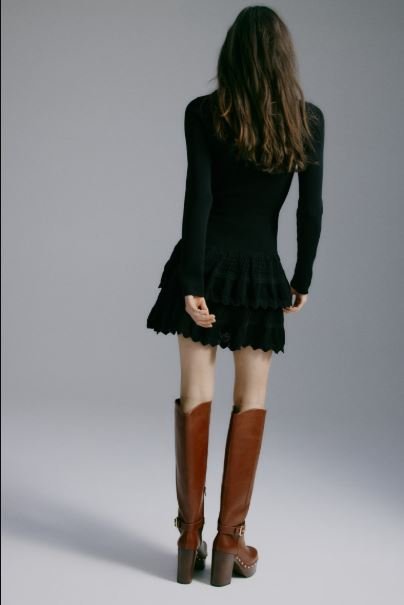 Buy H&M Ladies' Dress with Tiered Skirt - Feminine Style