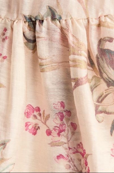 Buy H&M MAMA Linen-Blend Dress | Beige Floral Maternity