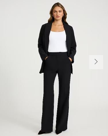 Buy Express Editor High-Waisted Flare Trousers | Elegant