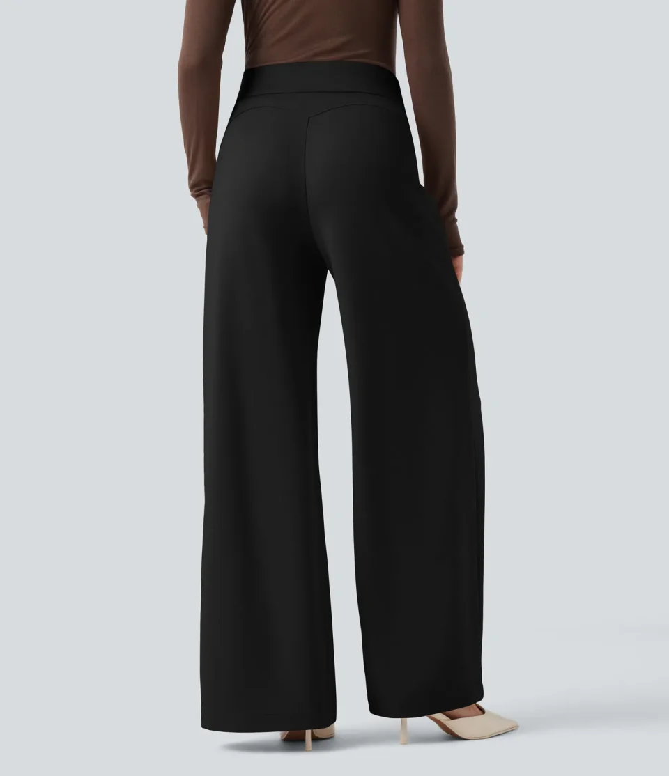 Buy Halara Flex High-Waisted Wide Leg Work Pants