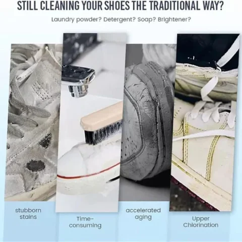 White Shoe Cleaning Cream | Viral Sneaker Cleaner for White Shoes and Instant Shoe Restoration