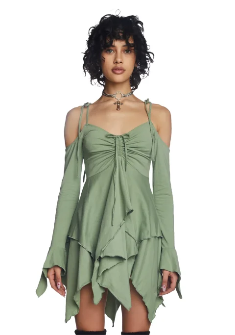 Buy Fairy Handkerchief-Hem Dress - Ethereal Boho Style