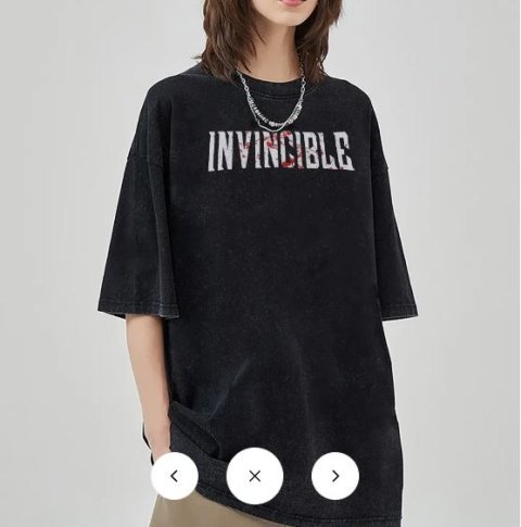 Buy Authentic Vintage Oversized T-Shirt Invincible Graphic Tee