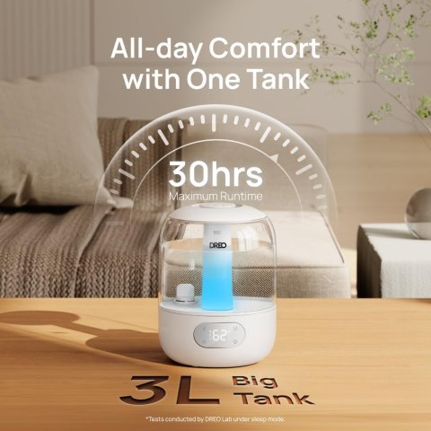DREO Humidifiers for Bedroom | Quiet, Smart & Effective Cool Mist