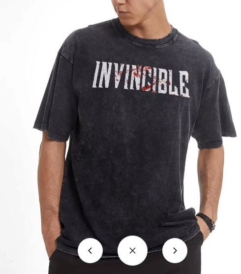 Buy Authentic Vintage Oversized T-Shirt Invincible Graphic Tee