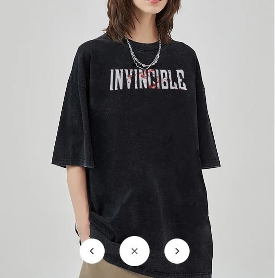 Buy Authentic Vintage Oversized T-Shirt Invincible Graphic Tee