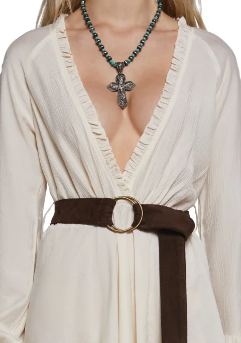 Buy Alana Frills Wrap Dress Online - Chic & Versatile