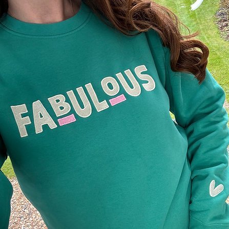 Buy Fabulous Graphic Sweatshirt - Emerald Green