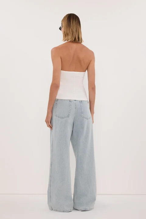Buy Authentic Harlan Off White Knit Halter Top Essentials Online