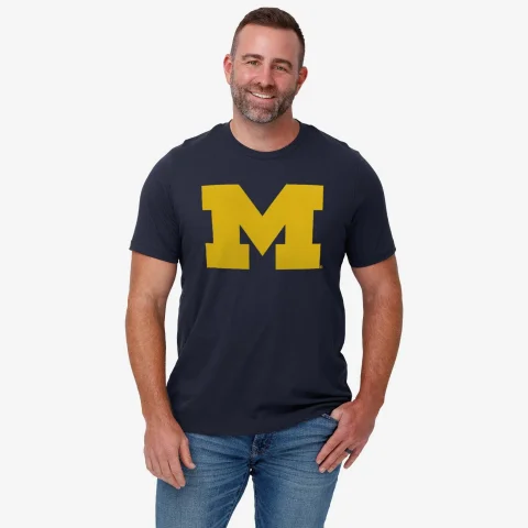 Michigan Wolverines Primary Logo T-Shirt | Official NCAA Team Gear
