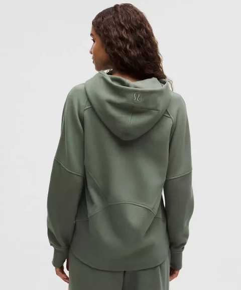 Scuba Oversized Half-Zip Hoodie Long | Extended Length Pullover