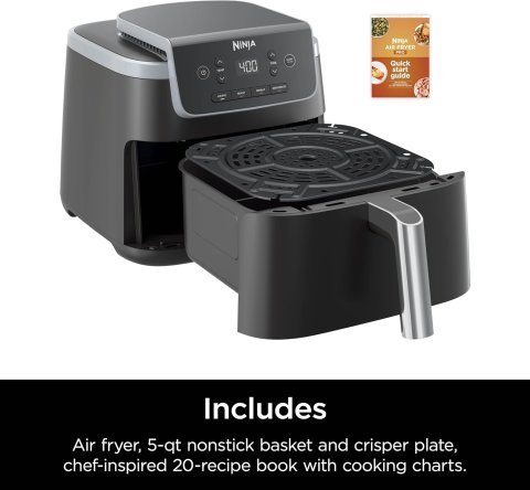Ninja Air Fryer (AF141) | 5 QT Capacity | 4-in-1 Crispy Cooking