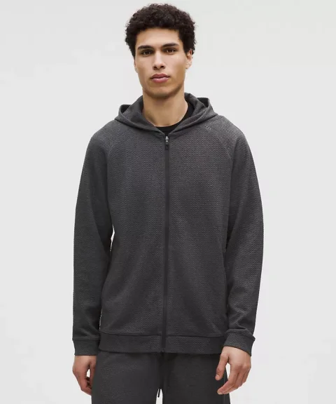 Ease The Day Full-Zip Hoodie | Premium Lightweight Comfort Layer