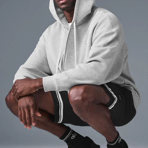 Accolade Full Zip Hoodie - Athletic Heather Grey | Alo Yoga Essential
