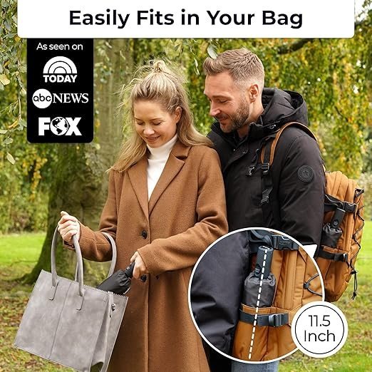 Tumella Windproof Travel Umbrella | 100MPH Tested Storm-Proof Gear
