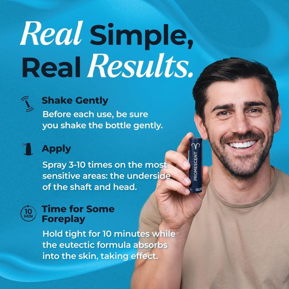 Buy Promescent Delay Spray for Men 2.6ml Online | Clinically Tested Desensitizing Spray to Help Men Last Longer